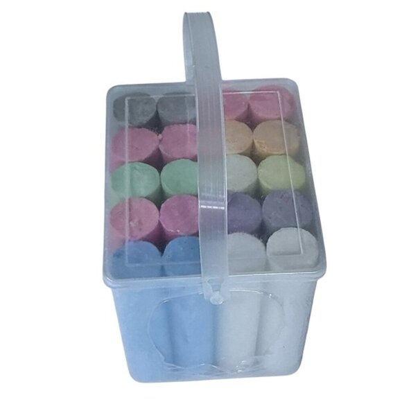 My Little Pony Jumbo Sidewalk Chalk Sticks in Storage Tub 20 Piece Multicolor - Picture 5 of 15